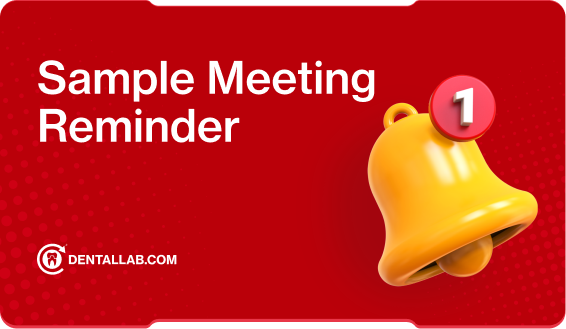 Sample Meeting Reminder